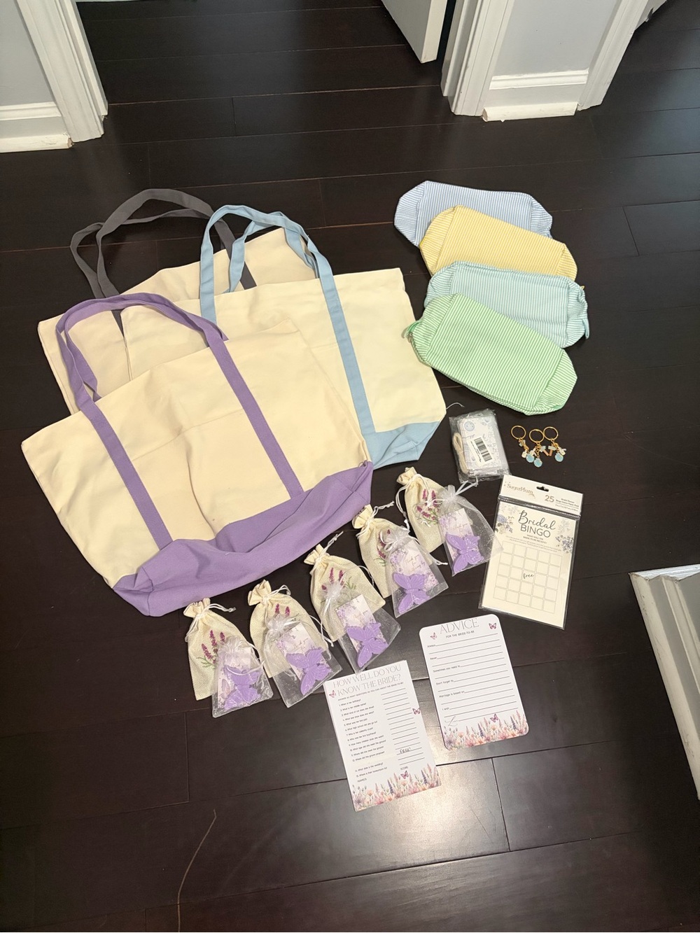 NEW Bachelorette/Bridal Shower Tote Bags and Games Lot